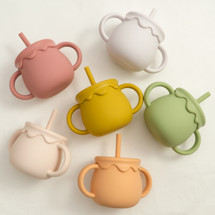 Baby Food Hipp - ベビー授乳カップポータブルドリンクウェアシッピーカップ固形食品容器スナックカップ幼児学習カップ新生児用品