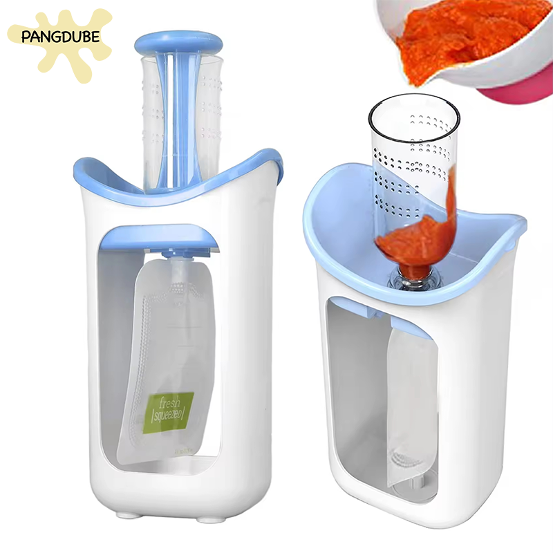 Baby Food Maker - ベビーフルーツコンポート充填ステーション 10 個の食品ディスペンサーバッグ付きキッズフルーツスクイーズステーションベビーフードディスペンサーマシン