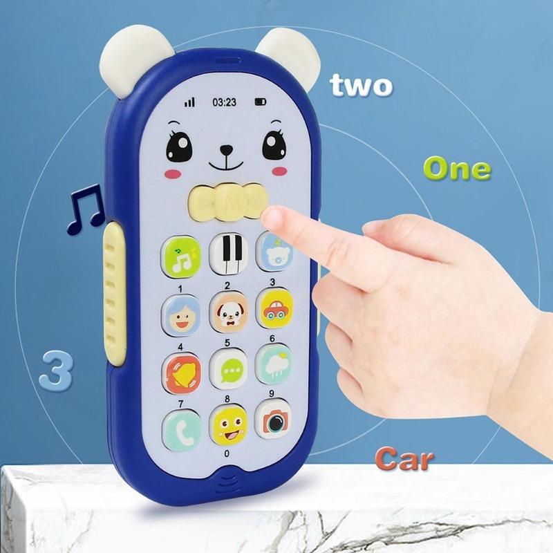 Baby Food Hipp - 赤ちゃん用電話おもちゃ 音楽サウンドマシン 子供用 幼児早期教育用 携帯電話おもちゃ ギフト