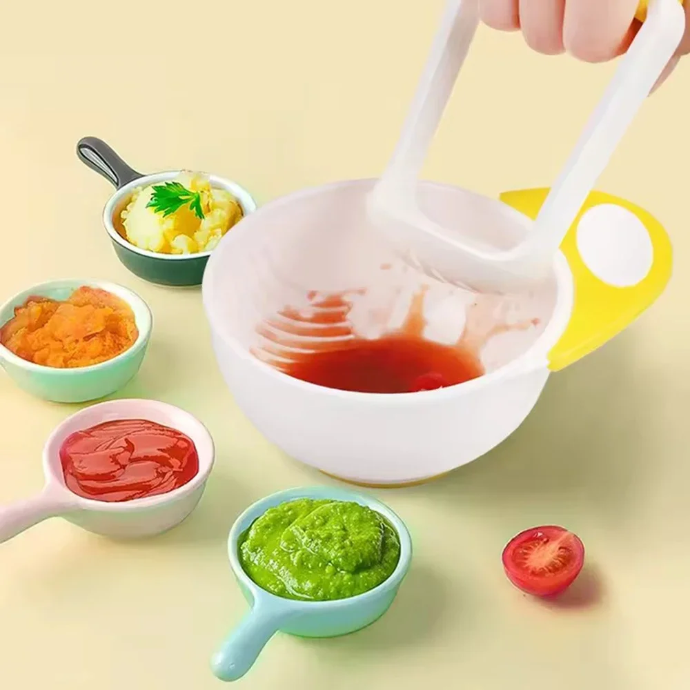 Baby Food Maker - マッシャーボウル マッシュ＆サーブ 2個セット ボウルセット フードミルボウル ポータブルフードマッシャーメーカー