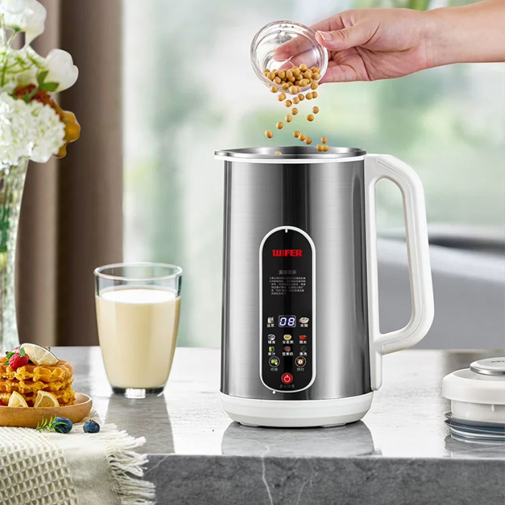 1.2Lステンレス製多機能豆乳メーカー、水浸し不要のブレンダ - Baby Food Maker のレビューと価格
