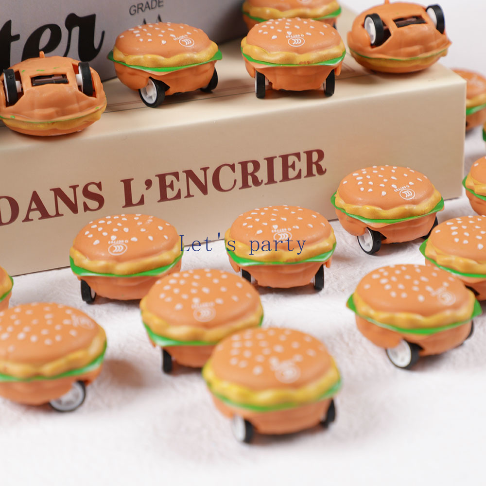 15 個ミニかわいい 3D バーガープルバック車のおもちゃ子 - Baby Food Flavors のレビューと価格