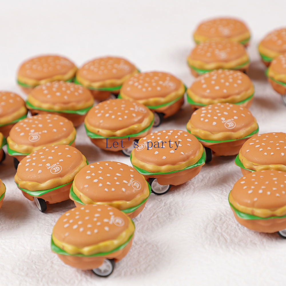 15 個ミニかわいい 3D バーガープルバック車のおもちゃ子 - Baby Food Flavors のレビューと価格