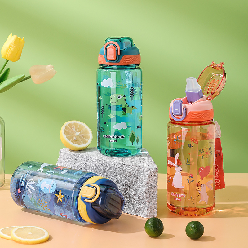 600 ミリリットル恐竜水筒子供用水シッピーカップシリコーン - Baby Food Hipp のレビューと価格