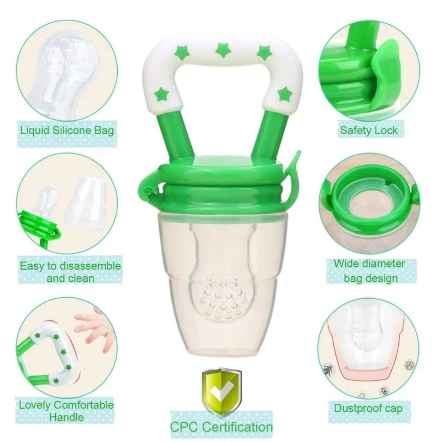 ベビーフルーツフードフィーダー/おしゃぶり 食品グレードのシ - Baby Food Guide のレビューと価格