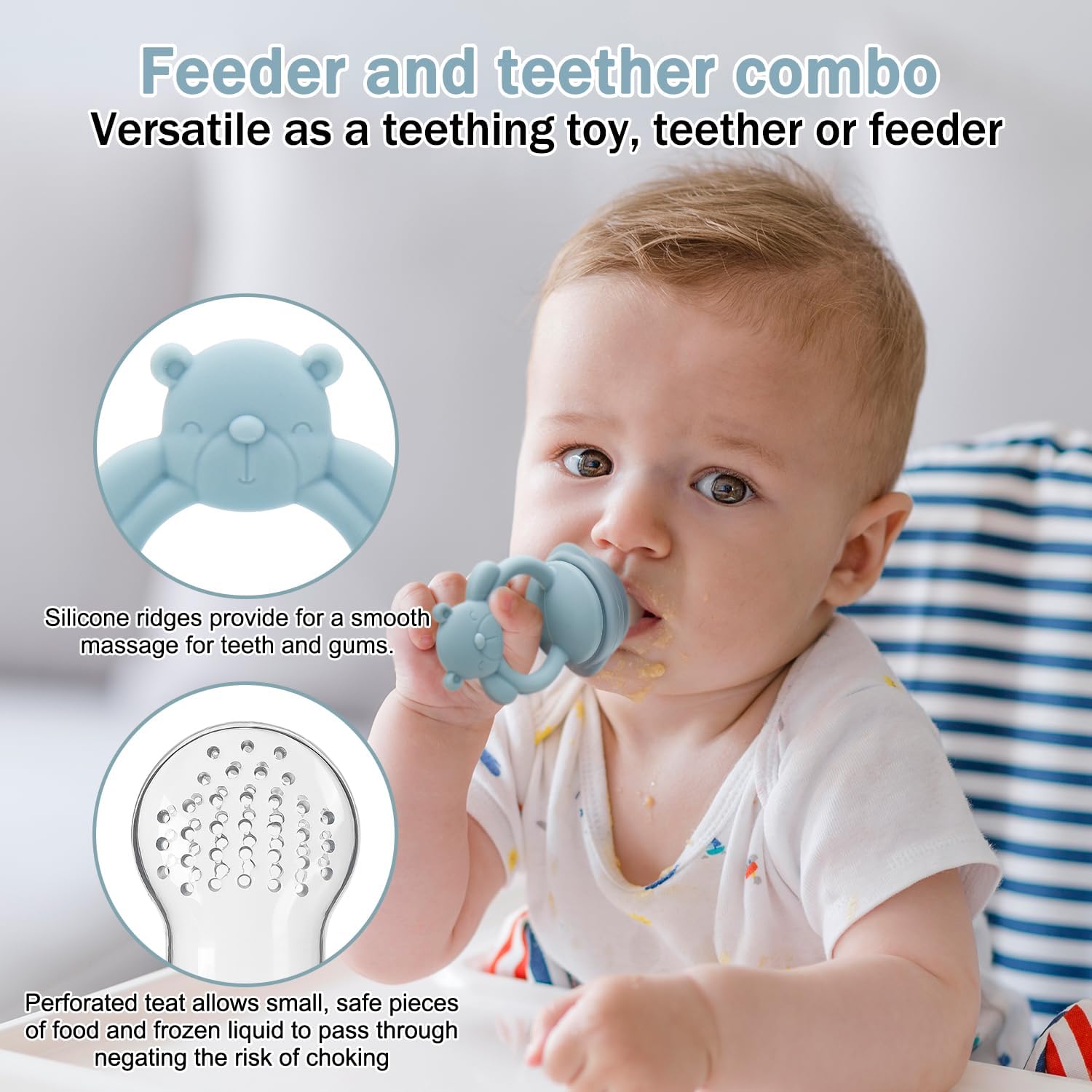 ベビーフルーツ＆フードフィーダーおしゃぶり、赤ちゃん幼児用シ - Baby Food Guide のレビューと価格