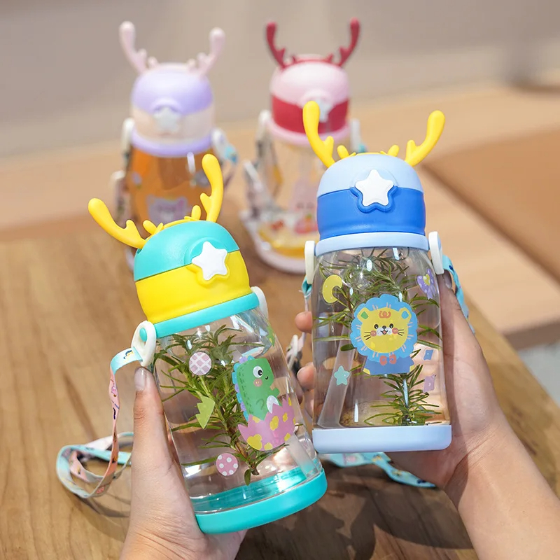 600 ミリリットル子供水シッピーカップ枝角クリエイティブ漫 - Baby Food Hipp のレビューと価格