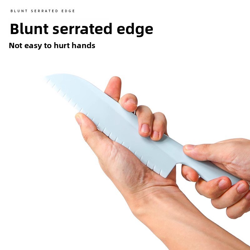 滑り止め加工のプラスチック製キッチンナイフ（果物用）、野菜用 - Baby Food Knife Set のレビューと価格
