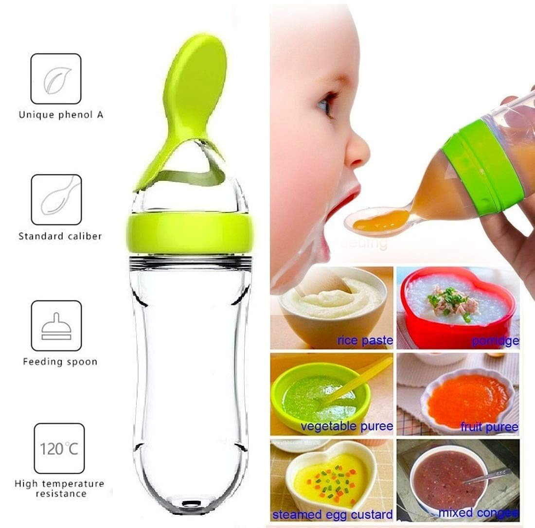絞り哺乳瓶カップシリコーン新生児おしゃぶりトレーニングライス - Baby Food Guide のレビューと価格