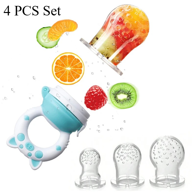4個セット シリコン製果物・野菜フィーダー 乳幼児用（6～3 - Baby Food Guide のレビューと価格