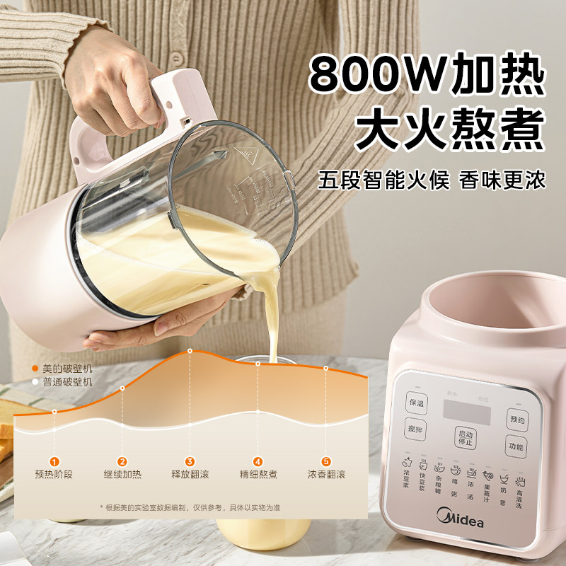 新しい静音自動壁破壊機豆乳メーカー多機能ベビーフードプロセッ - Baby Food Maker のレビューと価格