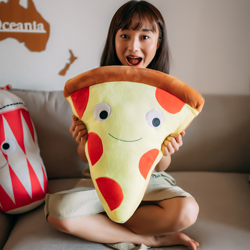 興味深い食品枕フライドポテトピザぬいぐるみぬいぐるみ食品ソフ - Baby Food Natural のレビューと価格
