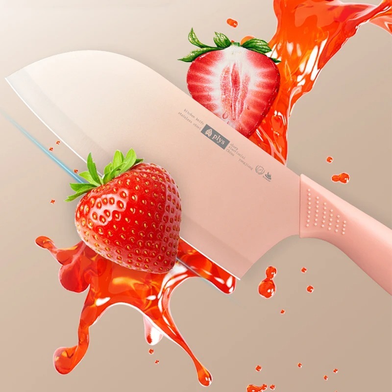 3ピースグラデーションカラーステンレス鋼シェフナイフセット、 - Baby Food Knife Set のレビューと価格
