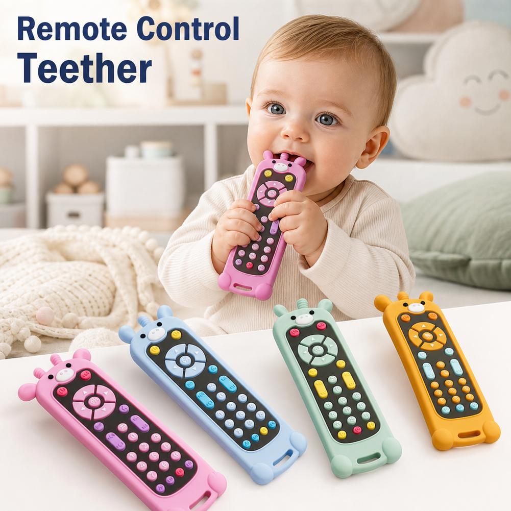 ベビー歯固め シリコン製 テレビリモコン型 おもちゃ 食品グ - Baby Food Natural のレビューと価格