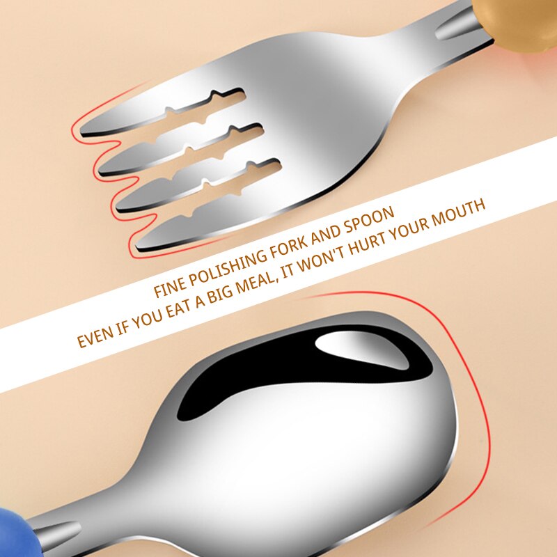 2ピース子供用食器セット |   304食品グレードステンレ - Baby Food Knife Set のレビューと価格