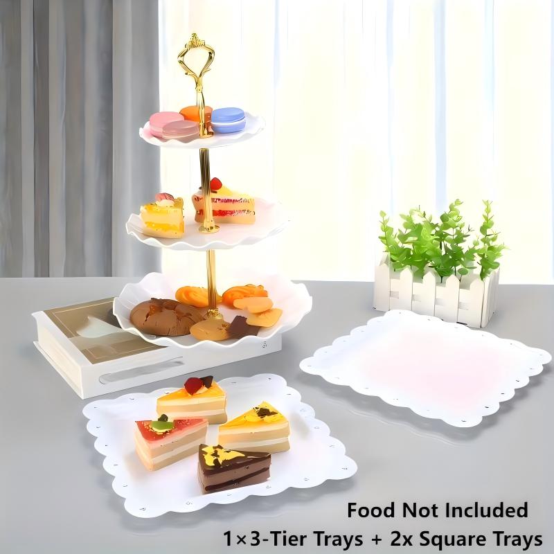 1/3/4/5個の装飾用フードトレイセット - ケーキ/スナ - Easy Baby Food のレビューと価格