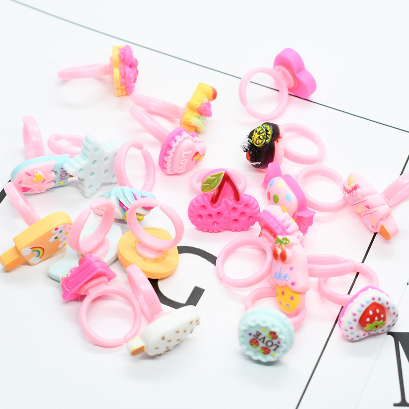 20 ピース/ロットかわいいキッズリングキャンディーカラー韓 - Baby Food Flavors のレビューと価格