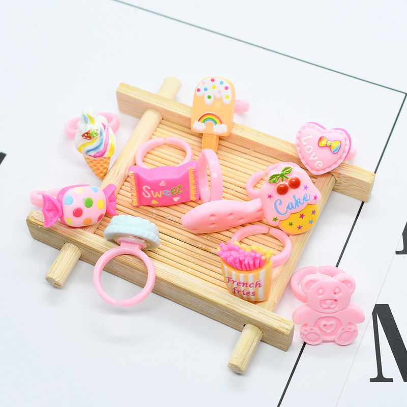 20 ピース/ロットかわいいキッズリングキャンディーカラー韓 - Baby Food Flavors のレビューと価格