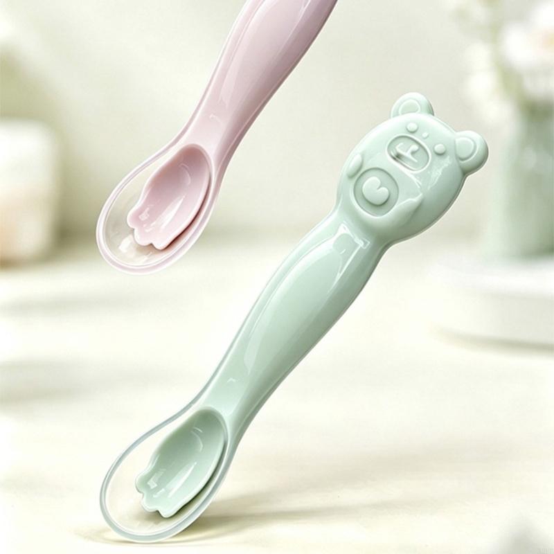 ソフトシリコンベビーフィーディングスプーン最初の固形食品のた - Easy Baby Food のレビューと価格