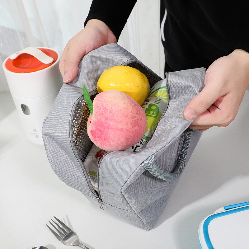 子供用ランチバッグ無地断熱大容量屋外ポータブルピクニック食品 - Baby Food Flavors のレビューと価格