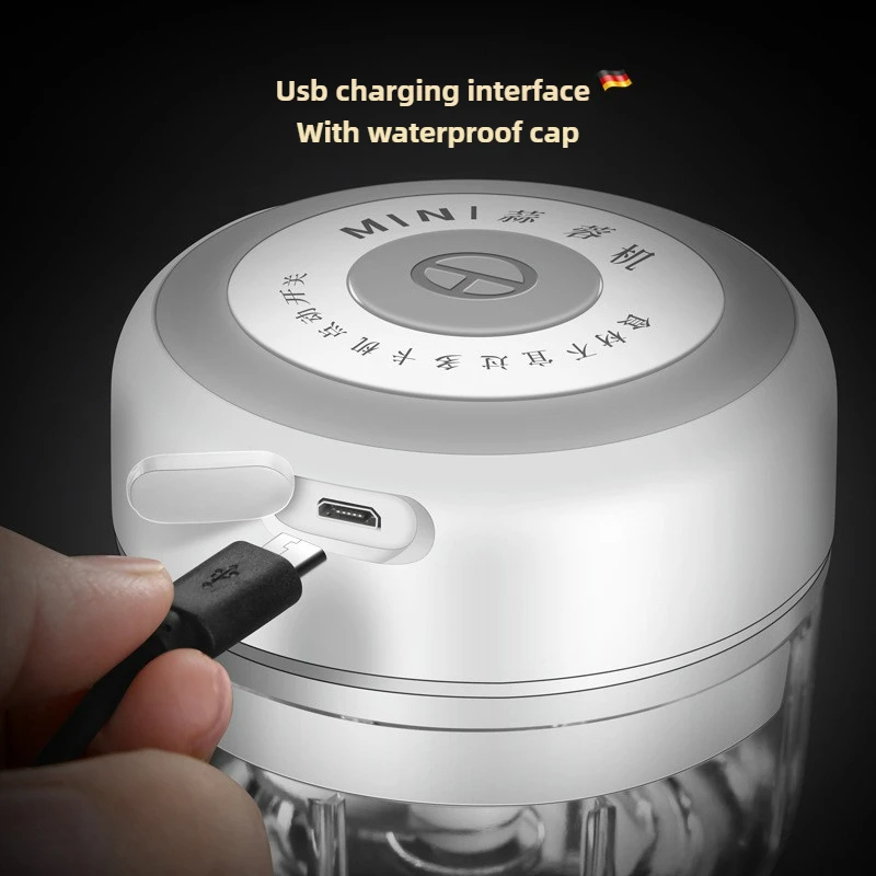 電動ミニガーリックチョッパー 100/250ML USB野菜 - Baby Food Equipment のレビューと価格