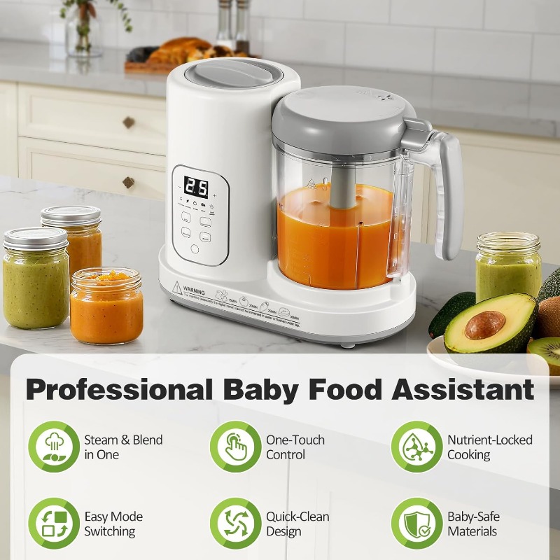 ベビーフードメーカー スチーマー ブレンダー 4 in 1  - Baby Food Maker のレビューと価格