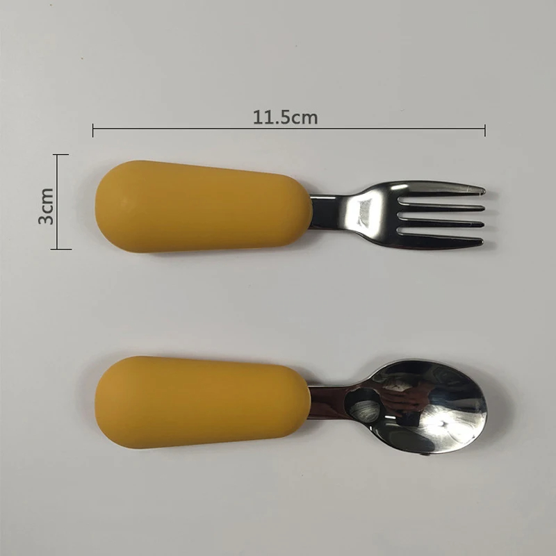 ベビーガジェット食器セット子供食器ステンレス鋼幼児食器カトラ - Baby Food Knife Set のレビューと価格