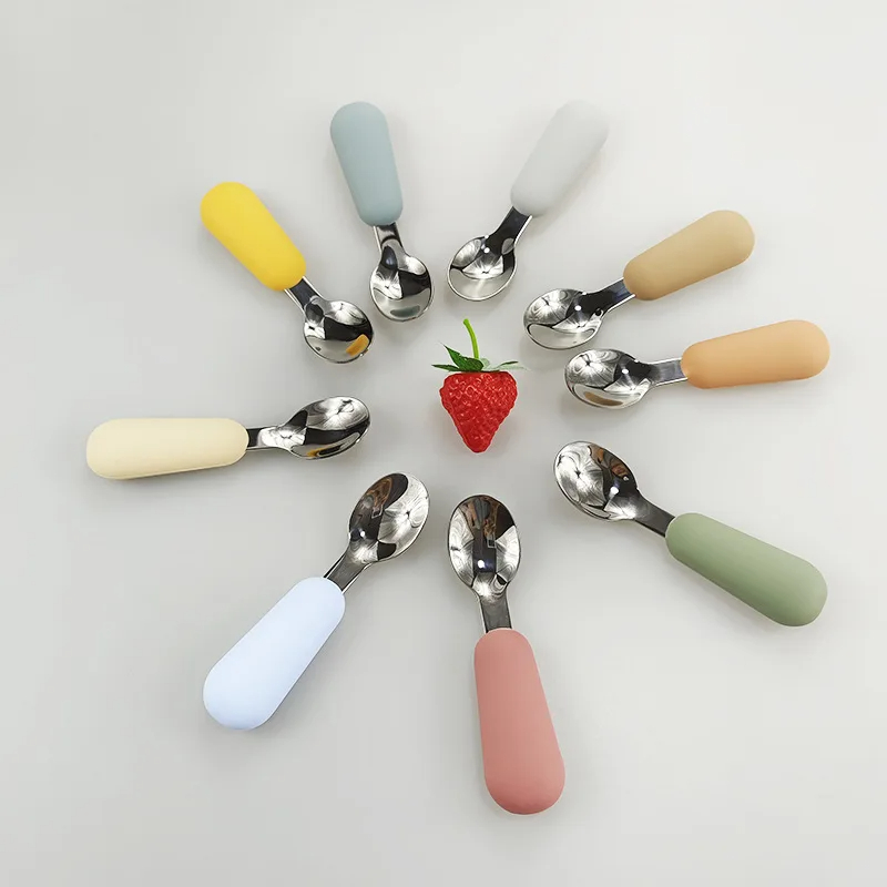 ベビーガジェット食器セット子供食器ステンレス鋼幼児食器カトラ - Baby Food Knife Set のレビューと価格