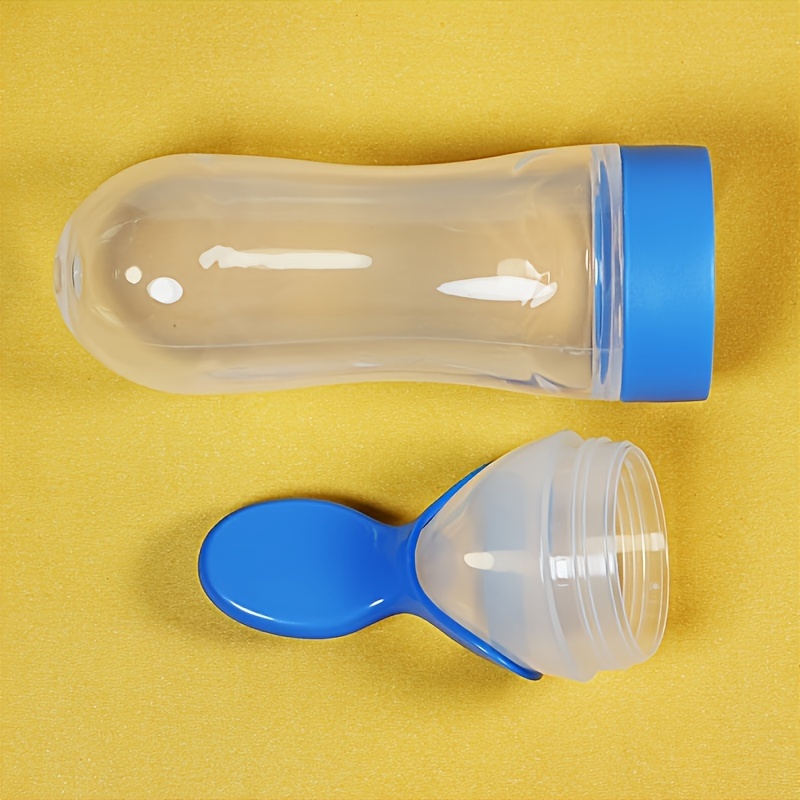 ベビー用シリコン製哺乳瓶、スプーン付き、3オンスの食品分配ス - Baby Food Guide のレビューと価格