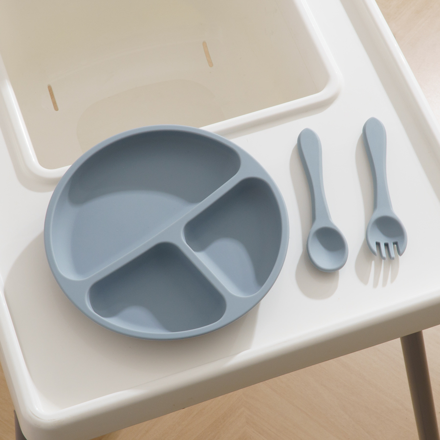 3 個子供の食器セット赤ちゃん食べる食品トレーニングシリコー - Baby Food Guide のレビューと価格