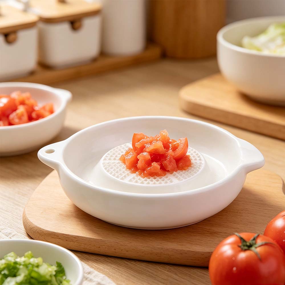 携帯用セラミック生姜おろし器、フローガイドポート付き家庭用、 - Baby Food Guide のレビューと価格