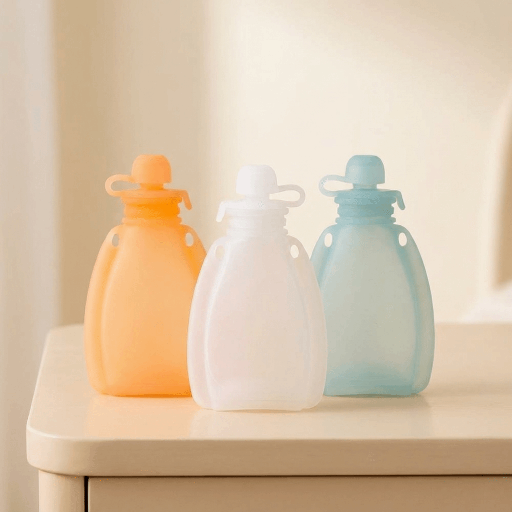 BPAフリー ベビーフードパウチ 食品グレードシリコン 12 - Easy Baby Food のレビューと価格