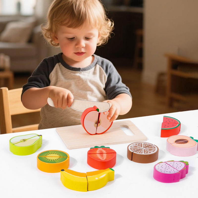 木製キッチンごっこおもちゃシミュレーション切断フルーツ食品ゲ - Baby Food Natural のレビューと価格