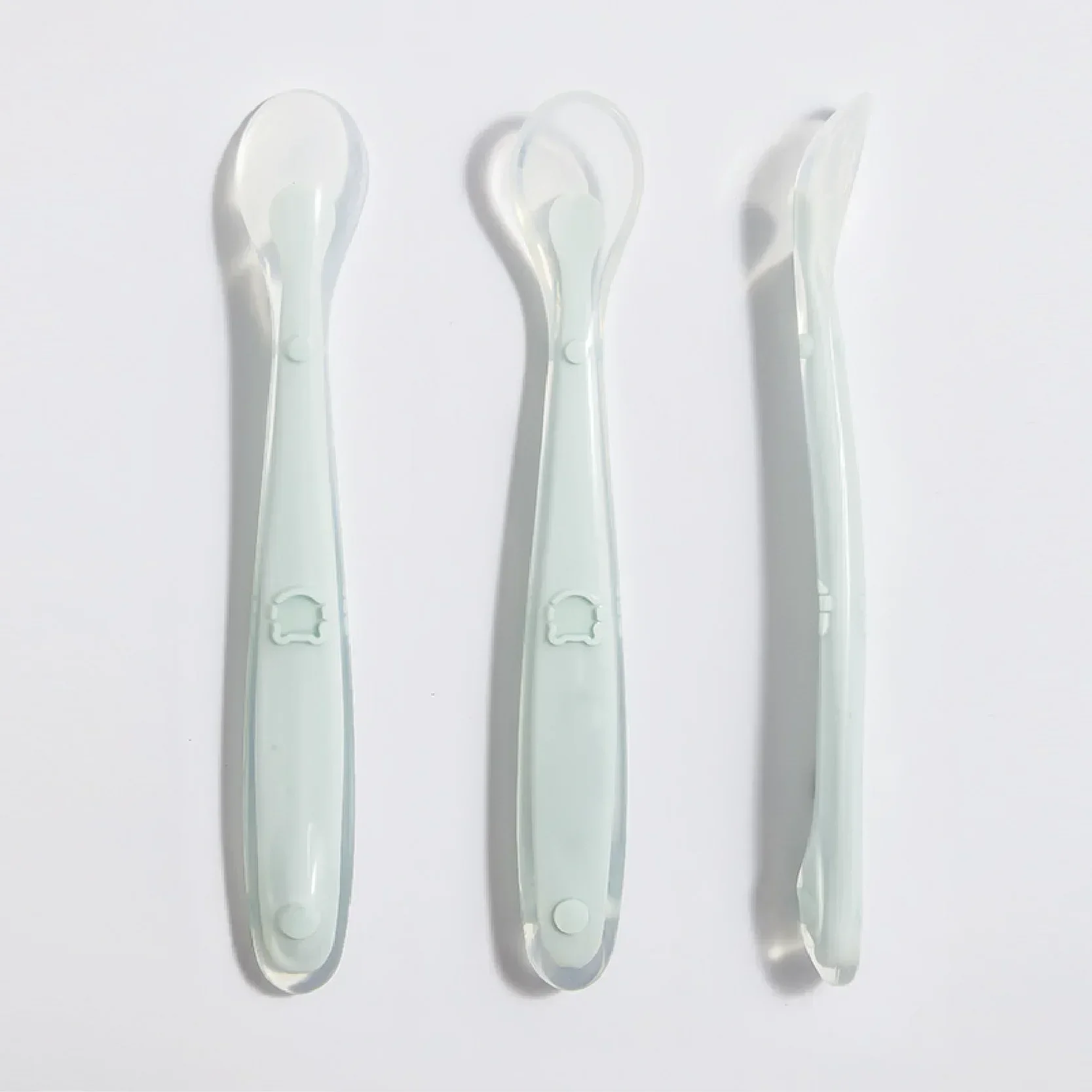 ソフトシリコンベビースプーン幼児補完食給餌トレーニングスプー - Baby Food Guide のレビューと価格