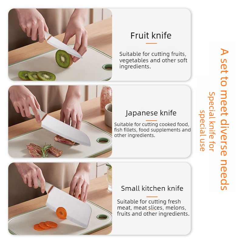 ステンレス製キッチンナイフセット キッチンシェフナイフセット - Baby Food Knife Set のレビューと価格