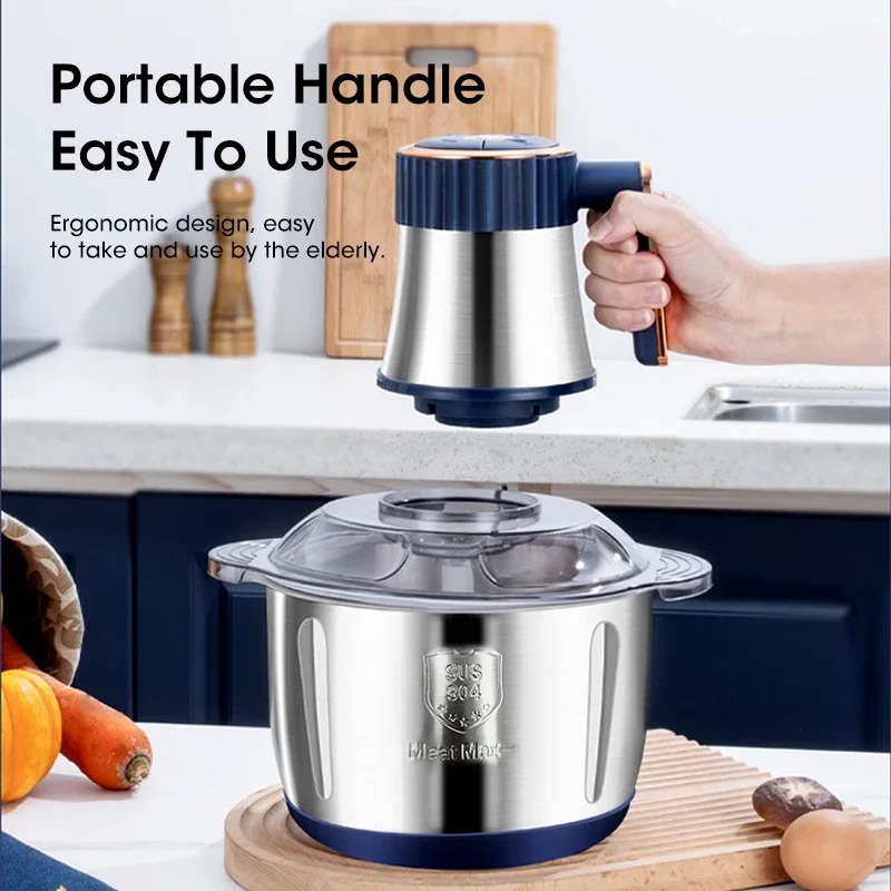 5L電動ミートグラインダー大容量多機能野菜スライサー＆フード - Baby Food Maker のレビューと価格