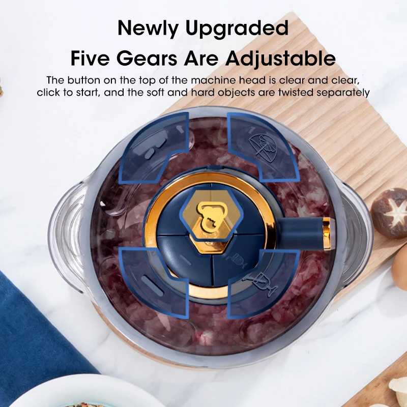 家庭用5L電動ミートグラインダー、304ステンレス製ボウル付 - Easy Baby Food のレビューと価格