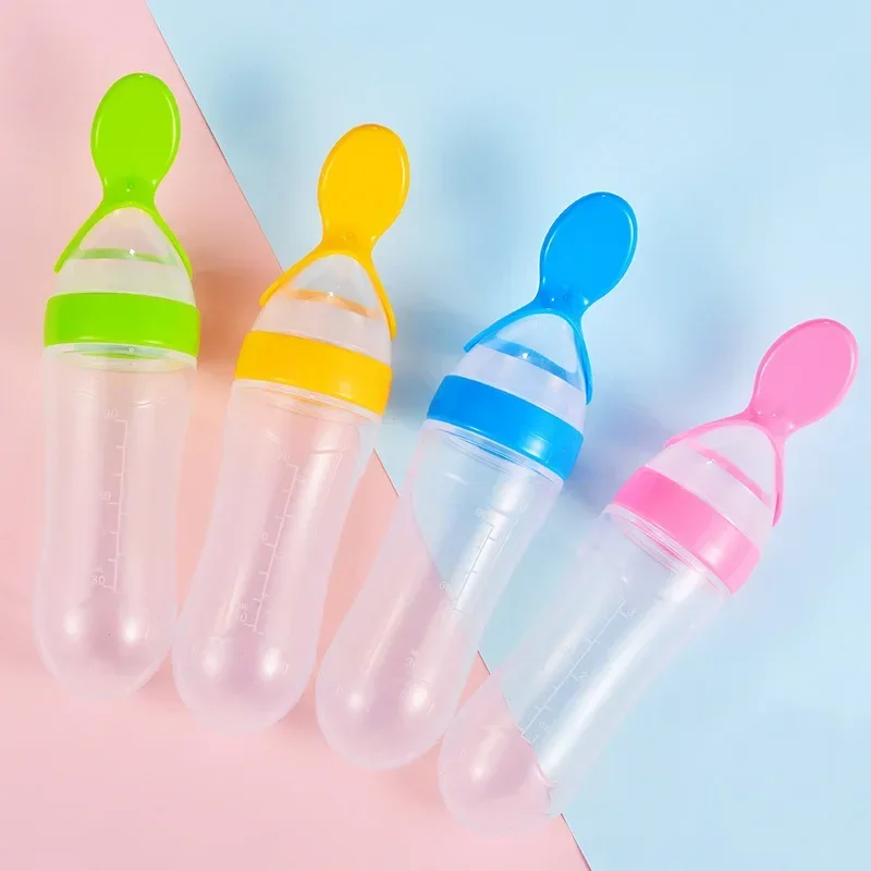安全なベビー哺乳瓶スプーンミルクボトルベビートレーニングフィ - Baby Food Guide のレビューと価格