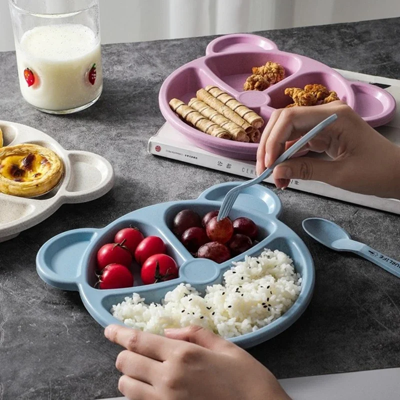 子供のための火傷防止カトラリーセット,離乳食ボウル,スプーン - Baby Food Eating のレビューと価格