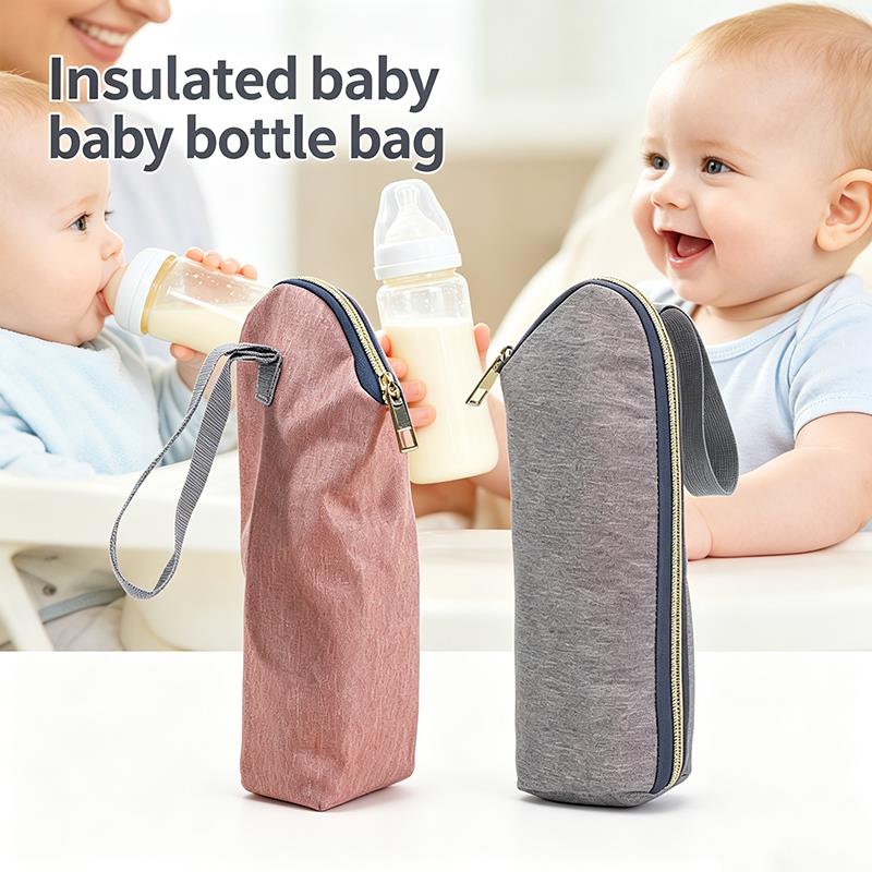 ポータブル哺乳瓶断熱バッグ、ジッパー付き保温ボトルポーチ、新 - Baby Food Newborn のレビューと価格