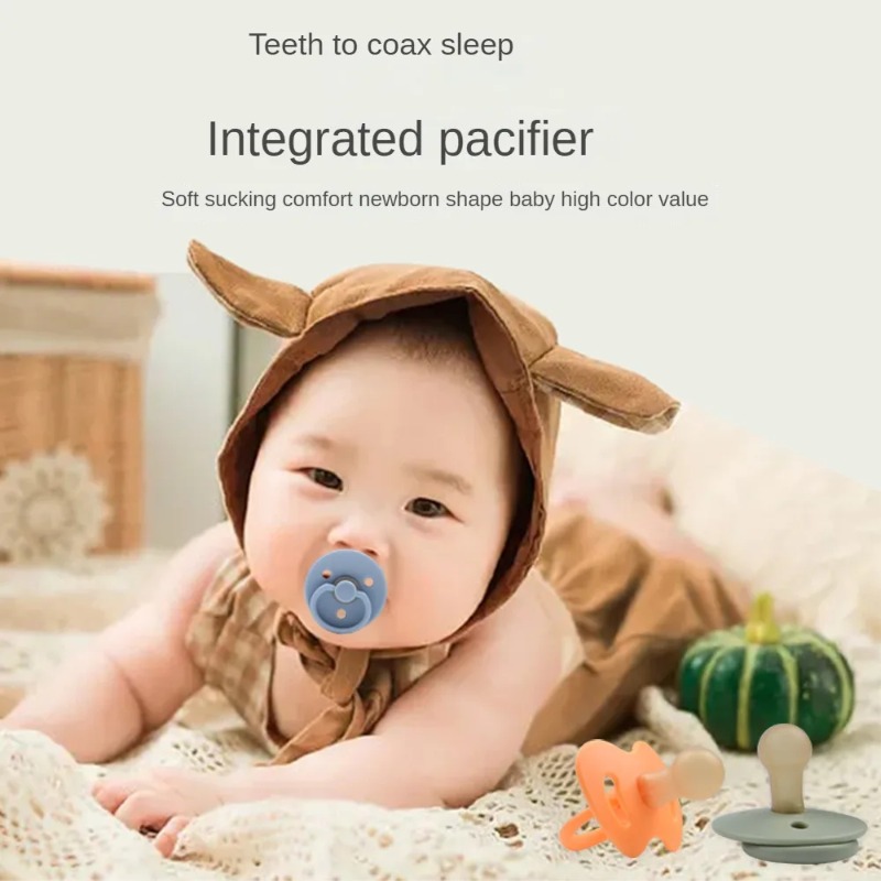 ベビーおしゃぶり 二色 ラウンドヘッド フラットヘッド 昼夜 - Baby Food Flavors のレビューと価格