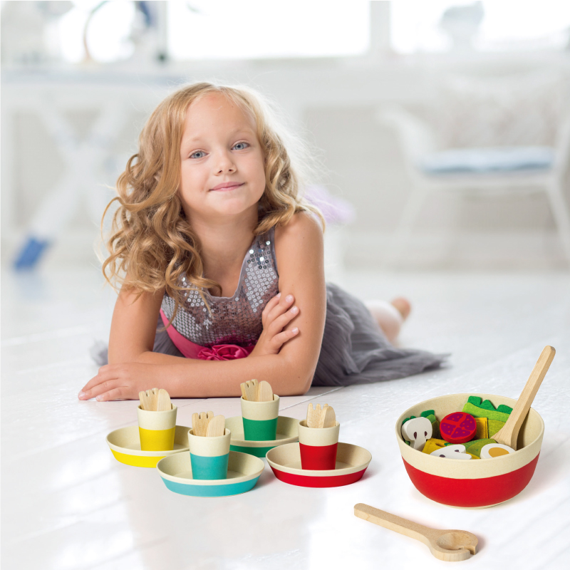 子供のためのシミュレーションキッチンおもちゃ,木製のナイフ, - Baby Food Knife Set のレビューと価格